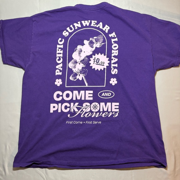 PacSun Purple Graphic Tee - Picture 1 of 3